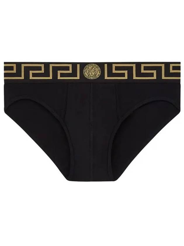 Greca Border Briefs Black - VERSACE - BALAAN 2