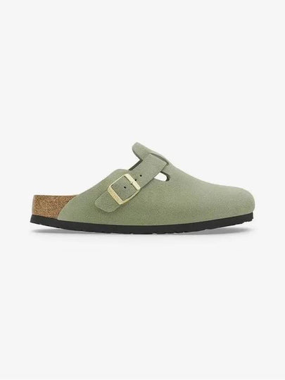 Boston Soft Footbed Mule Green - BIRKENSTOCK - BALAAN 2