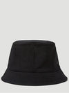 Logo Patch Canvas Bucket Hat Black - MONCLER - BALAAN 4