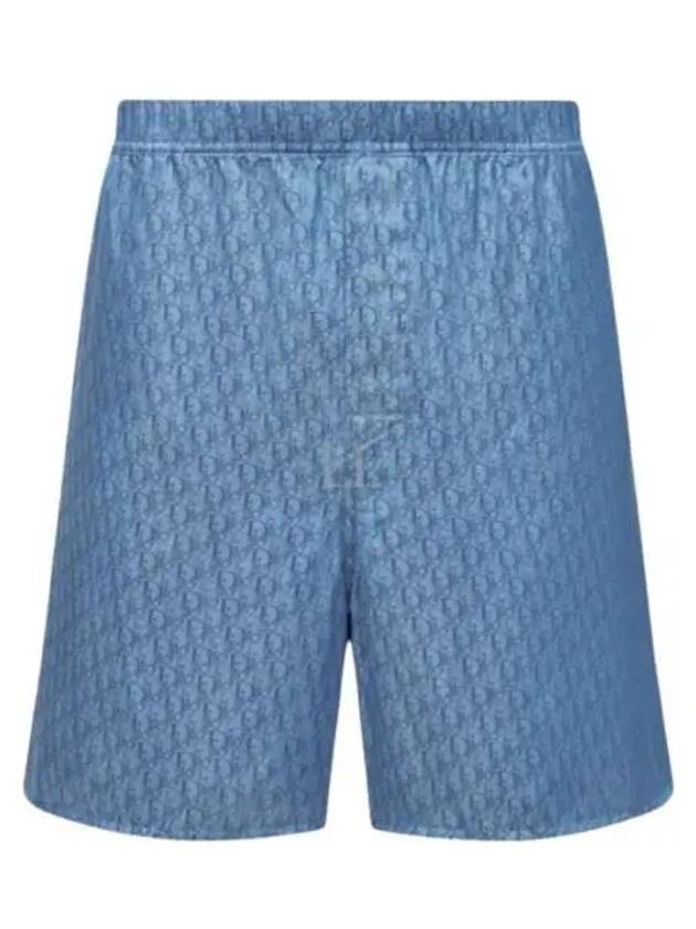 Oblique Shorts Blue - DIOR - BALAAN 2