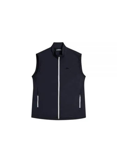 Men's Ash Light Packable Vest Navy - J.LINDEBERG - BALAAN 2