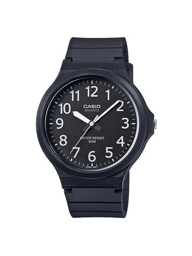 Resin Band Analog Watch Black - CASIO - BALAAN 1