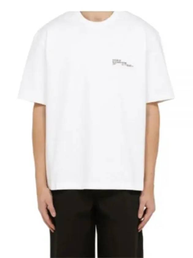 Module Logo Cotton Short Sleeve T-Shirt White - STUDIO NICHOLSON - BALAAN 2