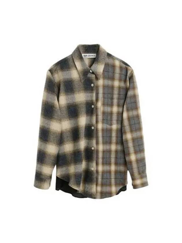 Apron Doyle Check Lagger Flannel Long Sleeve Shirt - OUR LEGACY - BALAAN 2