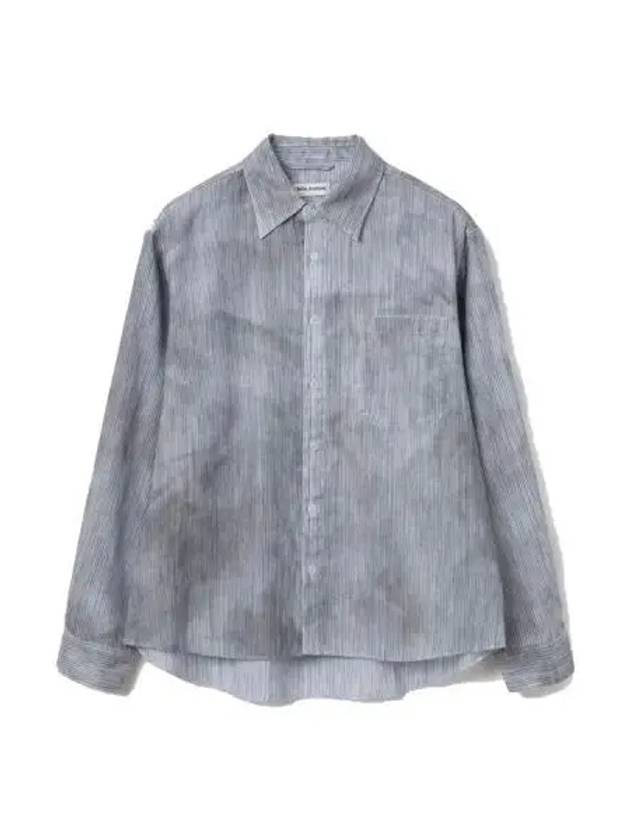 Milo Archive Overdyed Striped Shirt Grunge Blue - MILLO ARCHIVE - BALAAN 1