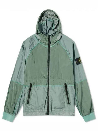 Nylon Metal Windbreaker Light Green - STONE ISLAND - BALAAN 2