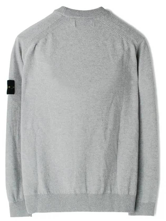 Pullover Wool Knit Top Grey - STONE ISLAND - BALAAN 3