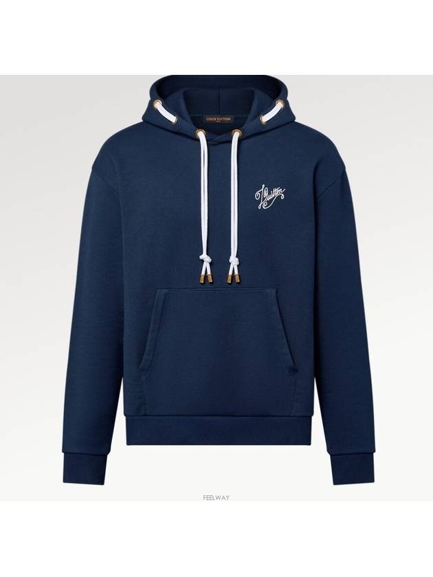 1AFR32 Cotton Jersey Hoodie - LOUIS VUITTON - BALAAN 2