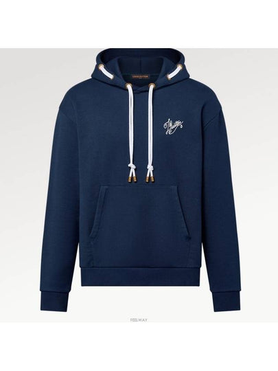 1AFR32 Cotton Jersey Hoodie - LOUIS VUITTON - BALAAN 2