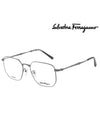 Eyewear Square Titanium Eyeglasses Dark Blue - SALVATORE FERRAGAMO - BALAAN 2