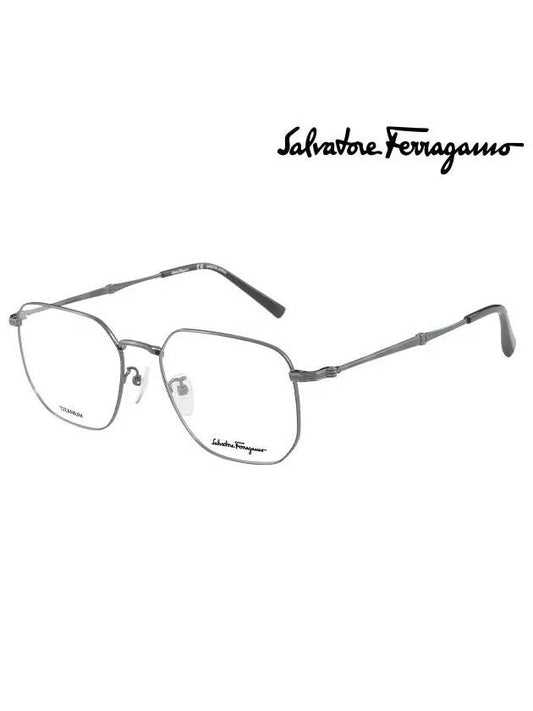 Ferragamo Glasses Frame SF2551A 403 Square Titanium Men Women - SALVATORE FERRAGAMO - BALAAN 2