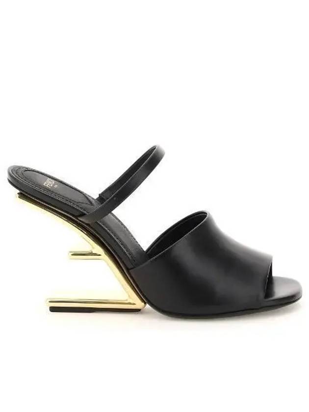 First Sandal Heels Gold Black - FENDI - BALAAN 2