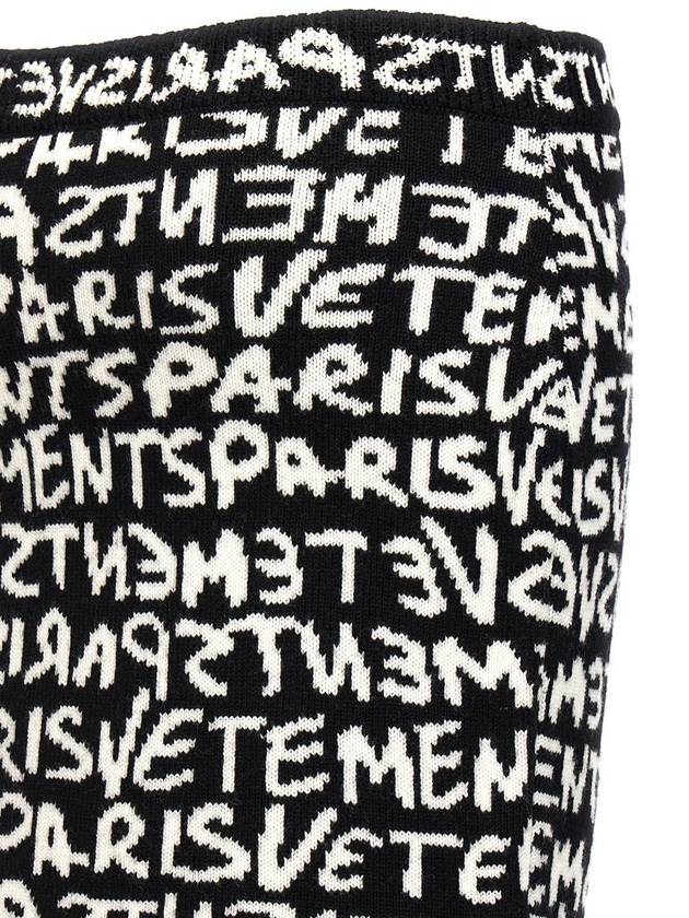 Vetements 'Graffiti Monogram' Skirt - VETEMENTS - BALAAN 4