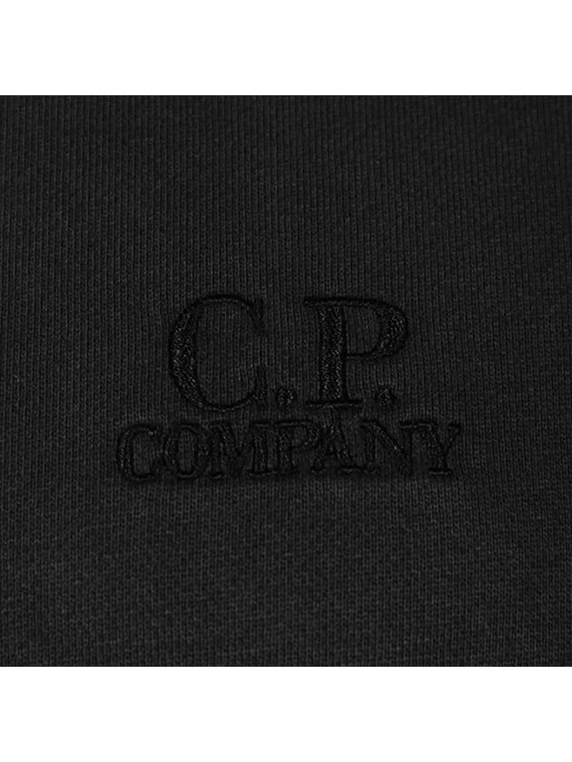 Embroidery Logo Sweatshirt Black - CP COMPANY - BALAAN 5