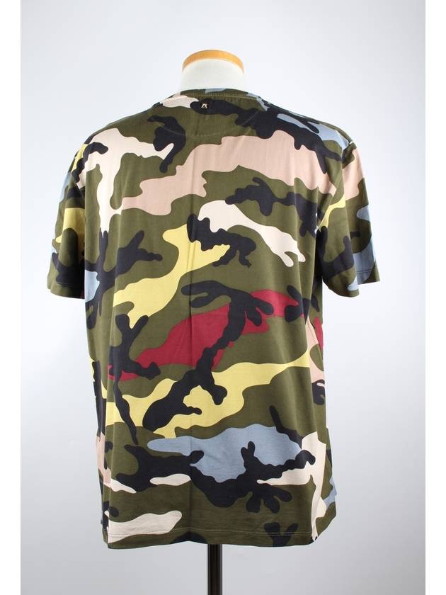 camo short sleeve t shirt - VALENTINO - BALAAN 4