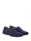 Gommino Bubble Suede Driving Shoes Navy - TOD'S - BALAAN 2