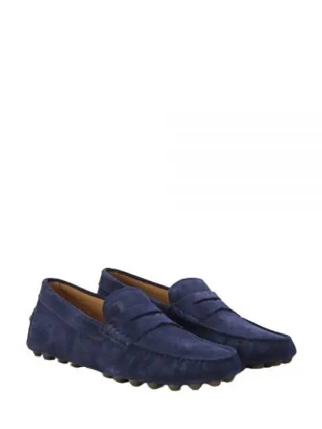 Gommino Bubble Suede Driving Shoes Navy - TOD'S - BALAAN 2