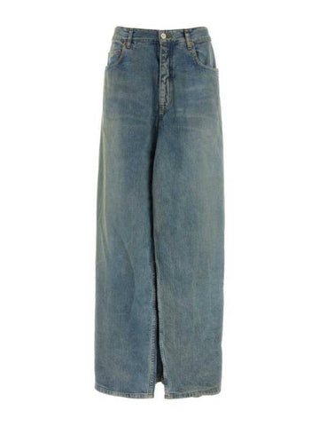 Mid Rise Wide Jeans Blue - BALENCIAGA - BALAAN 1