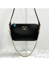 V Logo Signature Mini Shoulder Bag Black - VALENTINO - BALAAN 4