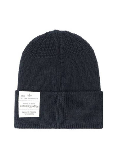 Wool Beanie Navy - NIGEL CABOURN - BALAAN 1