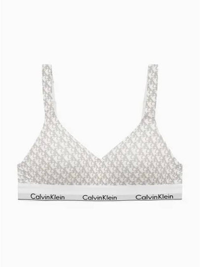 Icon Cotton Modal Lift Bra Grey - CALVIN KLEIN - BALAAN 2