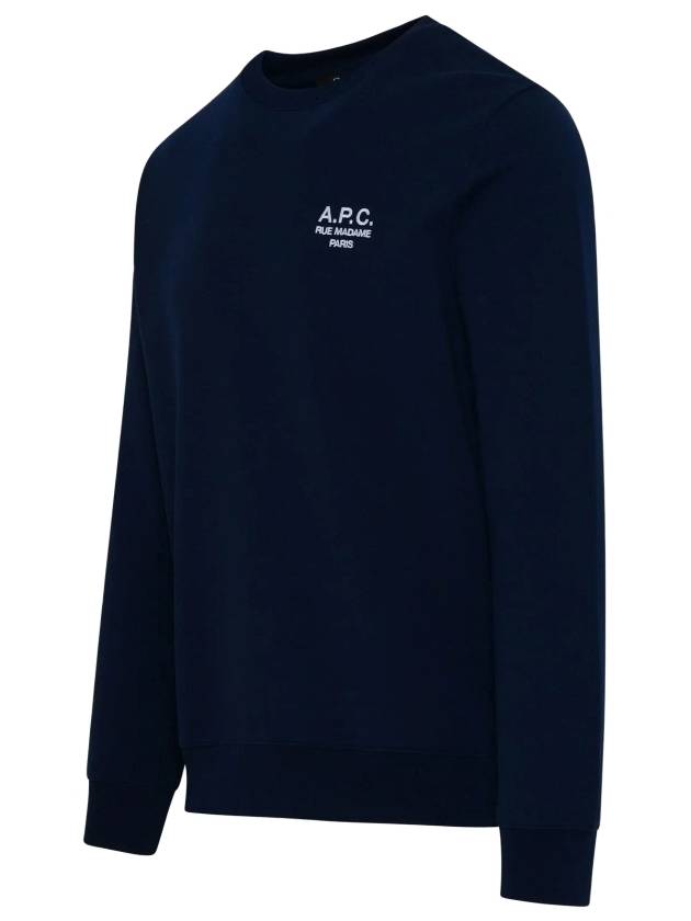 Rider Chest Small Logo Sweatshirt Navy - A.P.C. - BALAAN 5