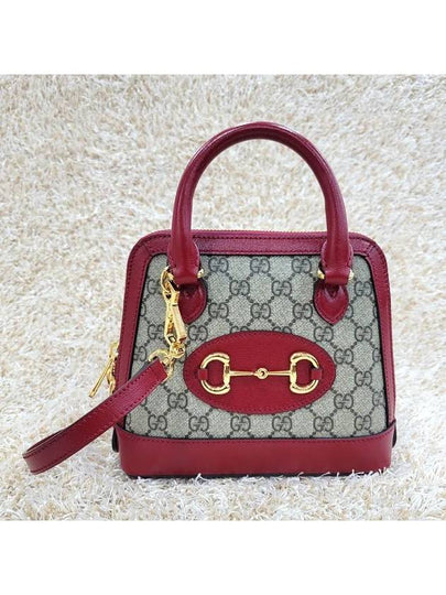 Horsebit 1955 Mini Top Handle Tote Bag Red - GUCCI - BALAAN 2