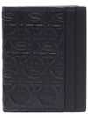 Travel Embossed Card Wallet Black - SALVATORE FERRAGAMO - BALAAN 3