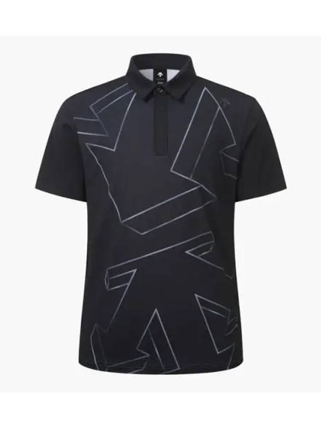 GOLF Men s Pattern Print Short Sleeve T Shirt DP32MFTS72 - DESCENTE - BALAAN 1