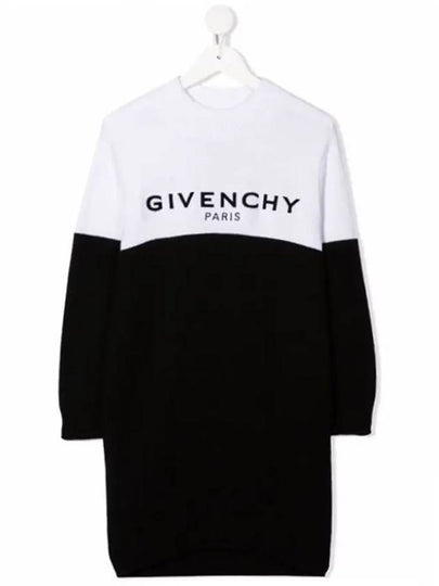 Kids Women s Logo Embroidery Knit Dress H12175 M41 - GIVENCHY - BALAAN 2