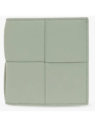 Slim Folder Half Wallet Light Green - BOTTEGA VENETA - BALAAN 1