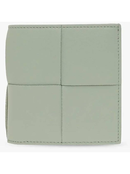 Slim Folder Half Wallet Light Green - BOTTEGA VENETA - BALAAN 1