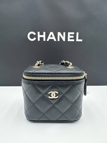 CC Classic Vanity Bag Caviar Black AP1340 - CHANEL - BALAAN 1