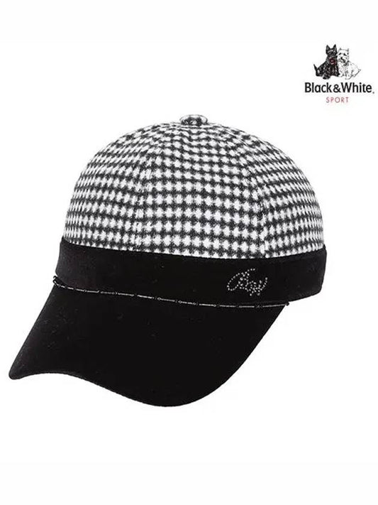 Women’s Checkpoint Ball Cap 8402LXACBLACK - BLACK&WHITE - BALAAN 1