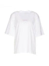 Logo Cotton Short Sleeve T-Shirt White - MARNI - BALAAN 2