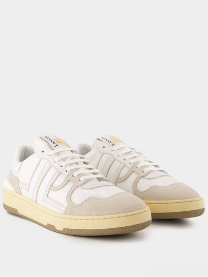 Clay Sneakers - Lanvin - Leather - White - LANVIN - BALAAN 2