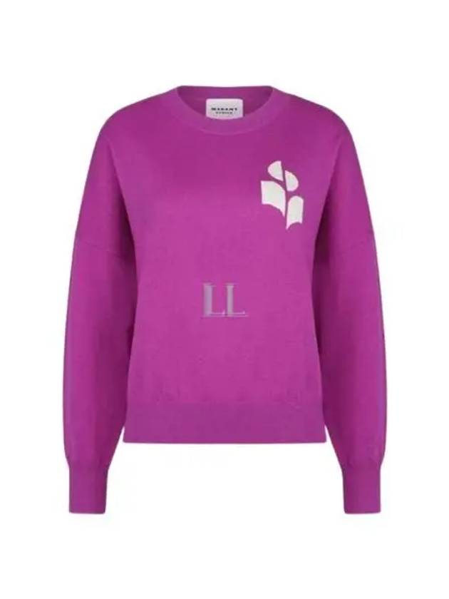 Marisans Logo Knit Top Purple - ISABEL MARANT - BALAAN 2