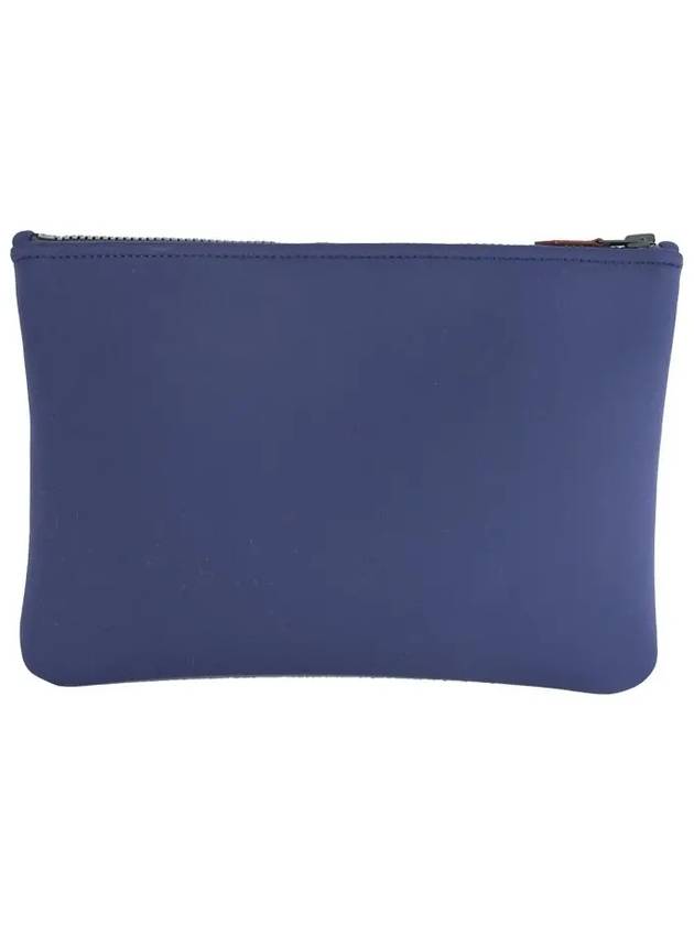 Neobain Large Clutch Bag Blue Marine - HERMES - BALAAN 3