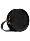 Round Paris Heart Logo Cross Bag Black - AMI - BALAAN 3