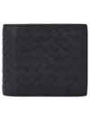 Men's Intrecciato Half Wallet Brown - BOTTEGA VENETA - BALAAN 2