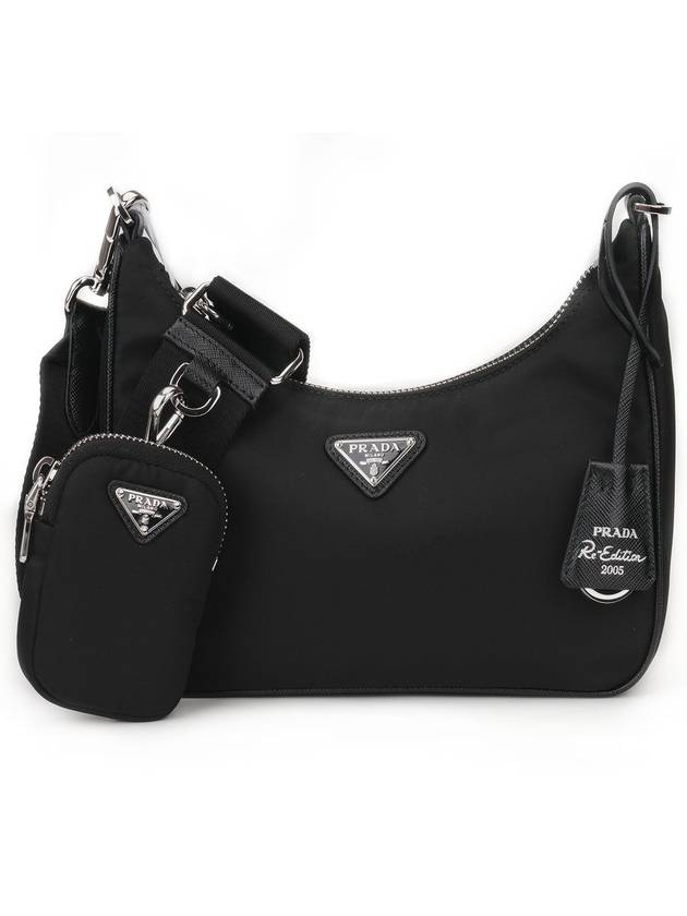 Re-Edition 2005 Re-Nylon Shoulder Bag Black - PRADA - BALAAN 2