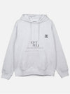 Men's Back Logo Long Sleeve Hooded Sweatshirt Gray W241TS37737G - WOOYOUNGMI - BALAAN 2