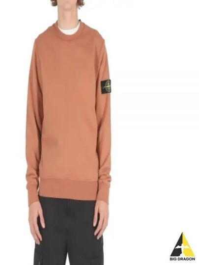 Wappen Patch Garment Dyed Sweatshirt Brown - STONE ISLAND - BALAAN 2