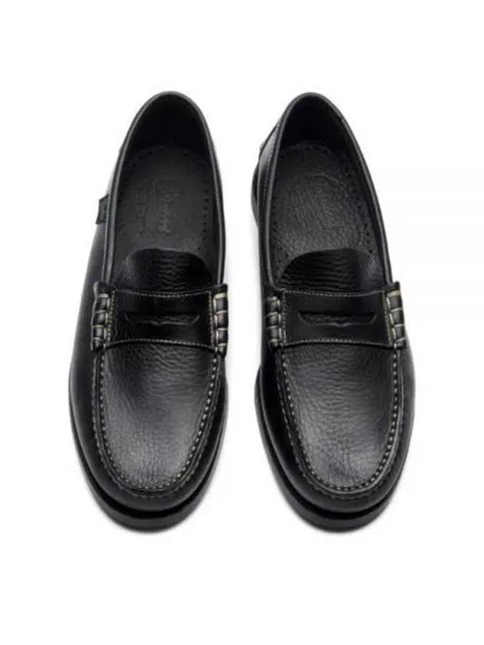 Coraux Leather Loafers Black - PARABOOT - BALAAN 2