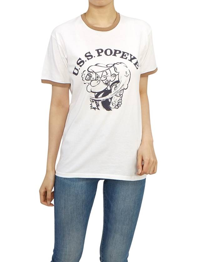 Pop Eye Short Sleeve T Shirt White - WILD DONKEY - BALAAN 5