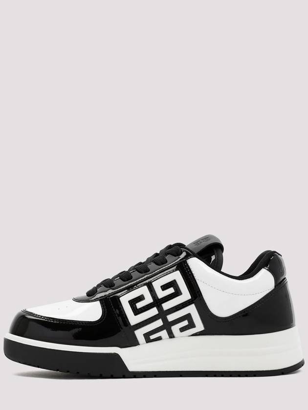 G4 Patent Leather Low-Top Sneakers Black White - GIVENCHY - BALAAN 3