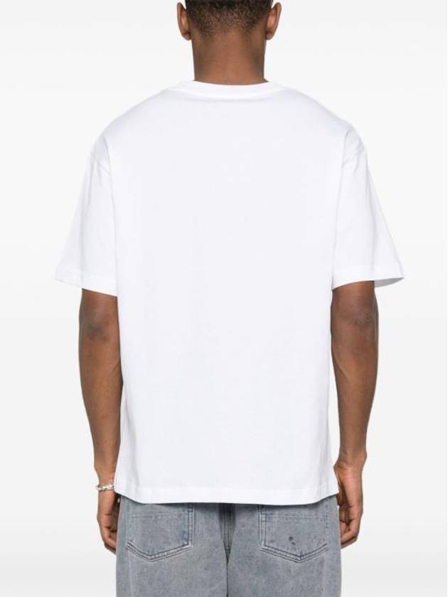 Heart Logo Cotton Short Sleeve T-Shirt White - A.P.C. - BALAAN 5