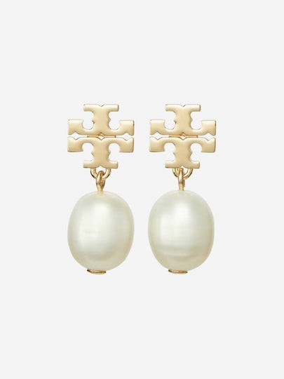 Kira Pearl Drop Earrings Gold - TORY BURCH - BALAAN 2