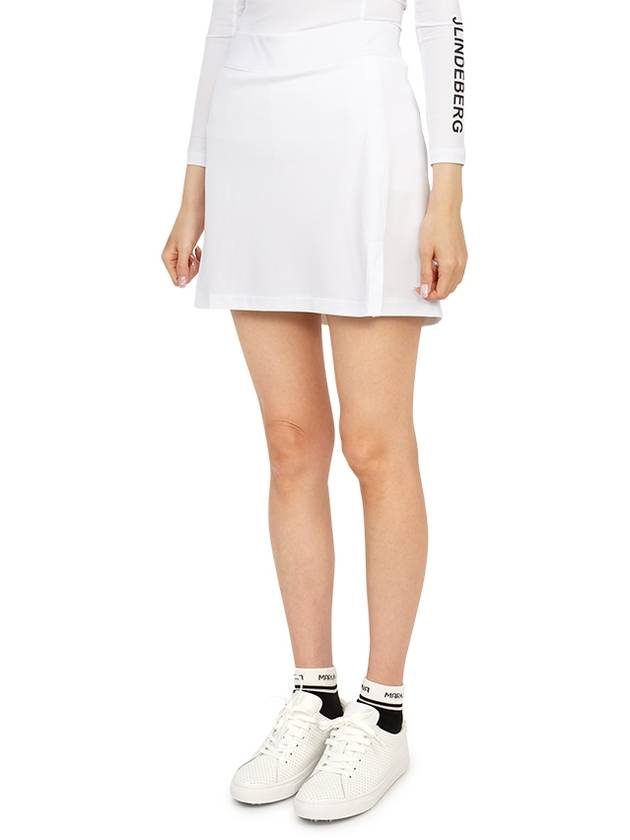 Women's Amelie Mini Golf Skirt White - J.LINDEBERG - BALAAN 3