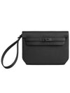 Kelly Depeche Bag 25 Monochrome Pouch Togo Skin Black - HERMES - BALAAN 7